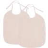 Set van 2 badstof slabben - 2-pack basic badstof soft pink 